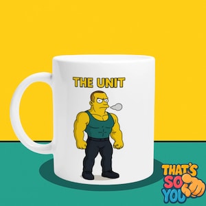The Unit Funny Mug – Bold Cartoon Character Gift for the Lad in Your Life