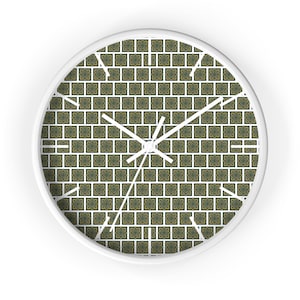 Geometric Wood Wall Clock: Modern Home Decor Timepiece