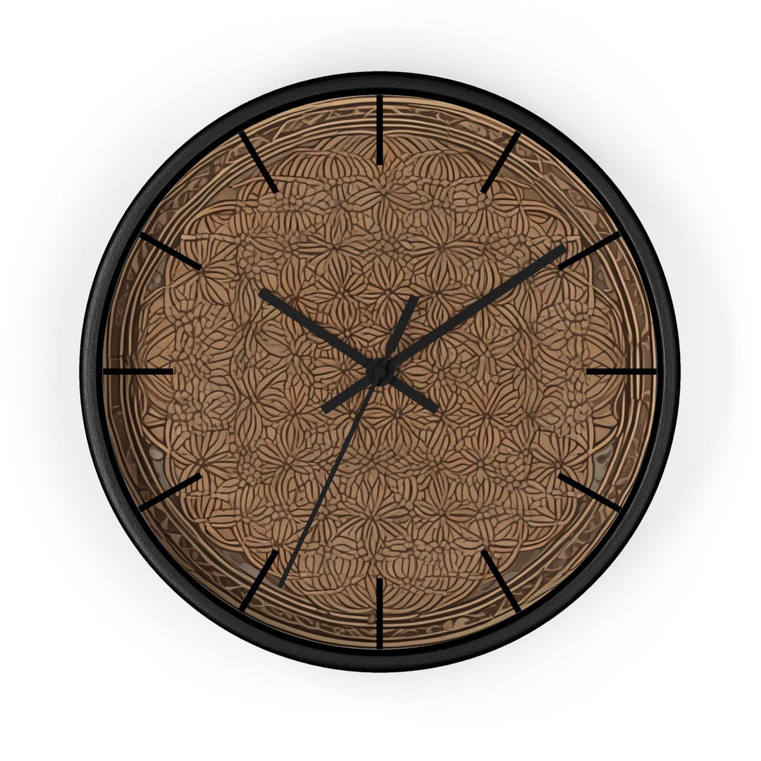Elegant Bohemian Wall Clock | Vintage Home Decor, Rustic Wall Art, Boho ...