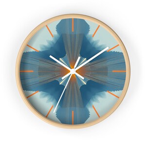 Modern Abstract Wall Clock, Decorative Clock, Home Décor, Unique Gift, Art Inspired Timepiece, Colorful Clock for Living Room