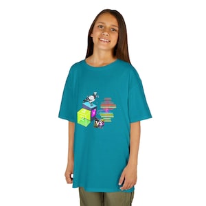 Colorful Kids Graphic Tee, Fun Childrens Shirt, Playful Bird Design, Unique Toddler Gift, Music Vibe T-Shirt