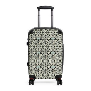 Chic Travel Suitcase with unique geometric Pattern, Luggage, Vacation Essentials, Carry-On, Stylish Baggage for Jet Setters