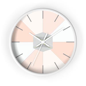 Minimalist Wood Wall Clock: Modern Home Decor, Silent Movement