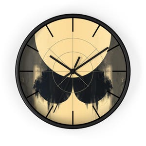 Modern Artistic Wall Clock, Minimalist Home Decor, Unique Timepiece, Contemporary Wall Art, Stylish Gift for Housewarming