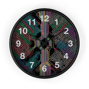 Tech-Inspired Wall Clock: Modern Art Home Decor
