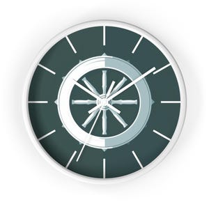Futuristic Wall Clock, Modern Clock, Sci-Fi Decor, Unique Home Gift, Cyberpunk Wall Art, Techie Timepiece