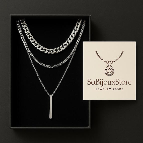 Collana Unisex Collana Catena Classica In Argento 925 - 8mm - Foto 9