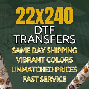 Custom DTF Transfers Gang Sheet, Bulk DTF Printing, Tshirt Heat Transfers, Ready to Press Iron-On Decals, DTF Transfer Print, Direct to Film