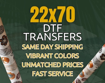DTF Gang Sheets, Custom Film Prints, Heat Press, Iron On Ready Transfers
