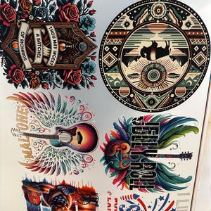 Custom DTF Transfers: Gang Sheets, Heat Transfer, Iron-On DTF Decals, Direct to Film Print Bild 10