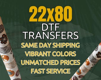 Personalized DTF Transfers, Gang Sheets, Ready to Press, Heat Transfer Film Prints