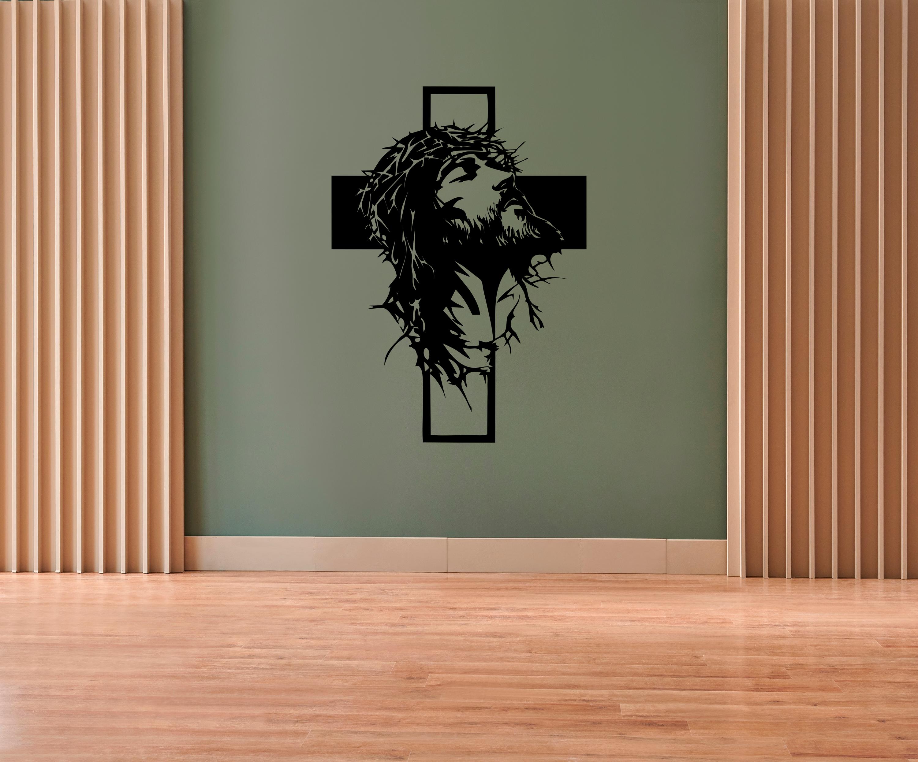 Cross of Jesus Christ for Any Material (SVG, CDR, AI Cut File) - Etsy
