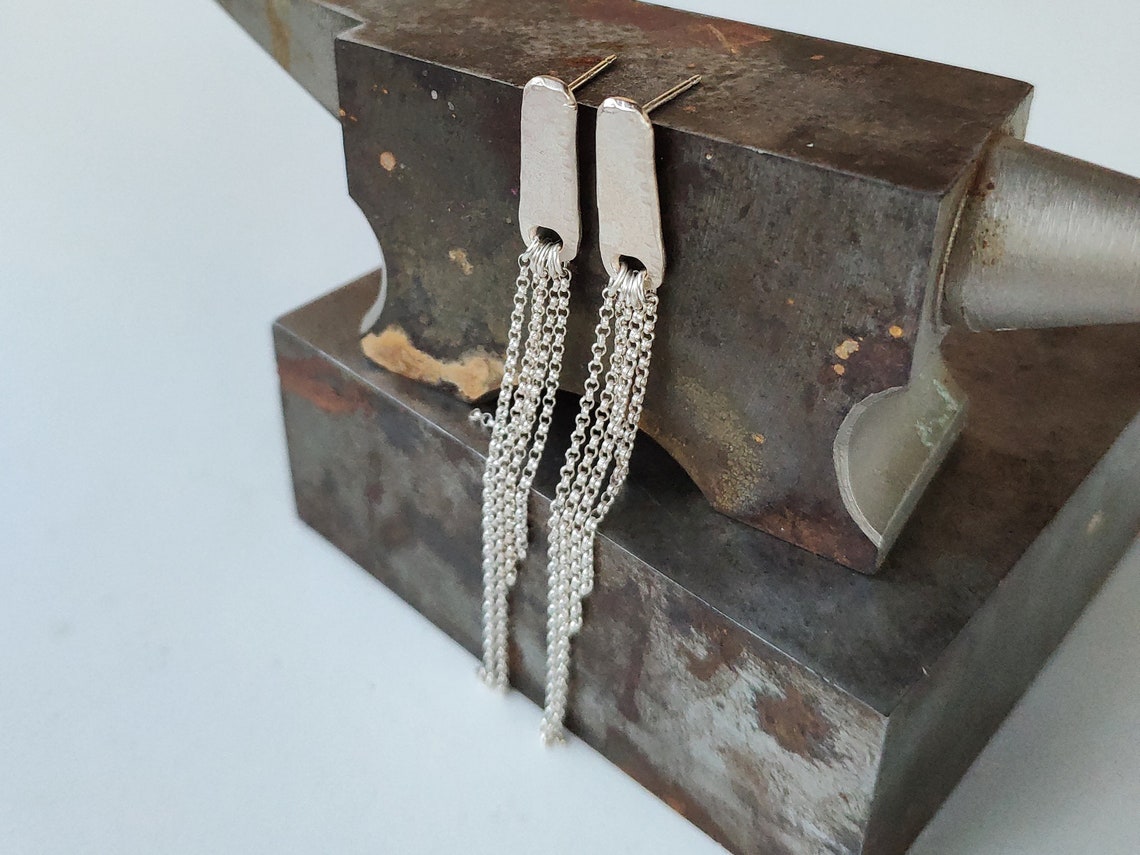 Long Chain Earrings main image 1