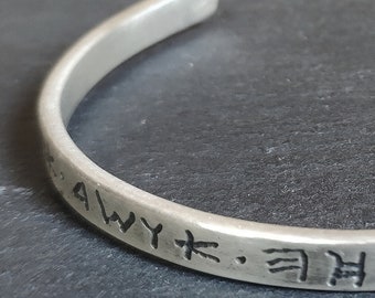 Personalized engraving bracelet, silver cuff bracelet for men, man silver bracelet , 925 silver, gift for men, personalized gift