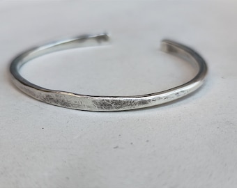 Silver bracelet for women, silver cuff bracelet, must have bracelet, raw silver bracelet, fine silver bracelet, gift for women, 925 silver