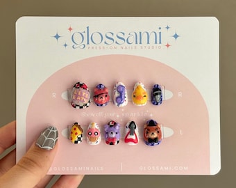 Party Mode - Five Nights at Freddy's Inspired 3D Cartoon Animal Press on Nails
