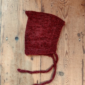 Merino wool baby pixie hat