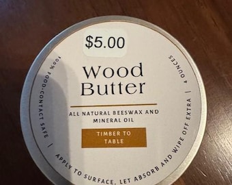 Food-Safe Wood Butter for Cutting Boards & Butcher Blocks