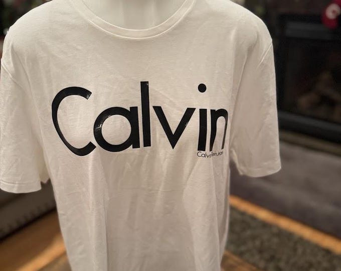 Calvin Klein Men's Graphic Tee - Size Large, Brand New