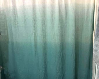 Target brand blue shower curtain