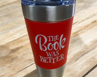 Unique Book Lovers Tumblers - Perfect for Hot/Cold Drinks