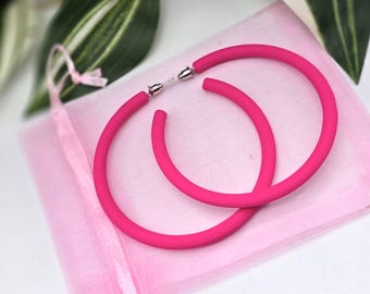 Orecchini a cerchio bianchi - Gioielli - Orecchini - di Laurina Bijoux