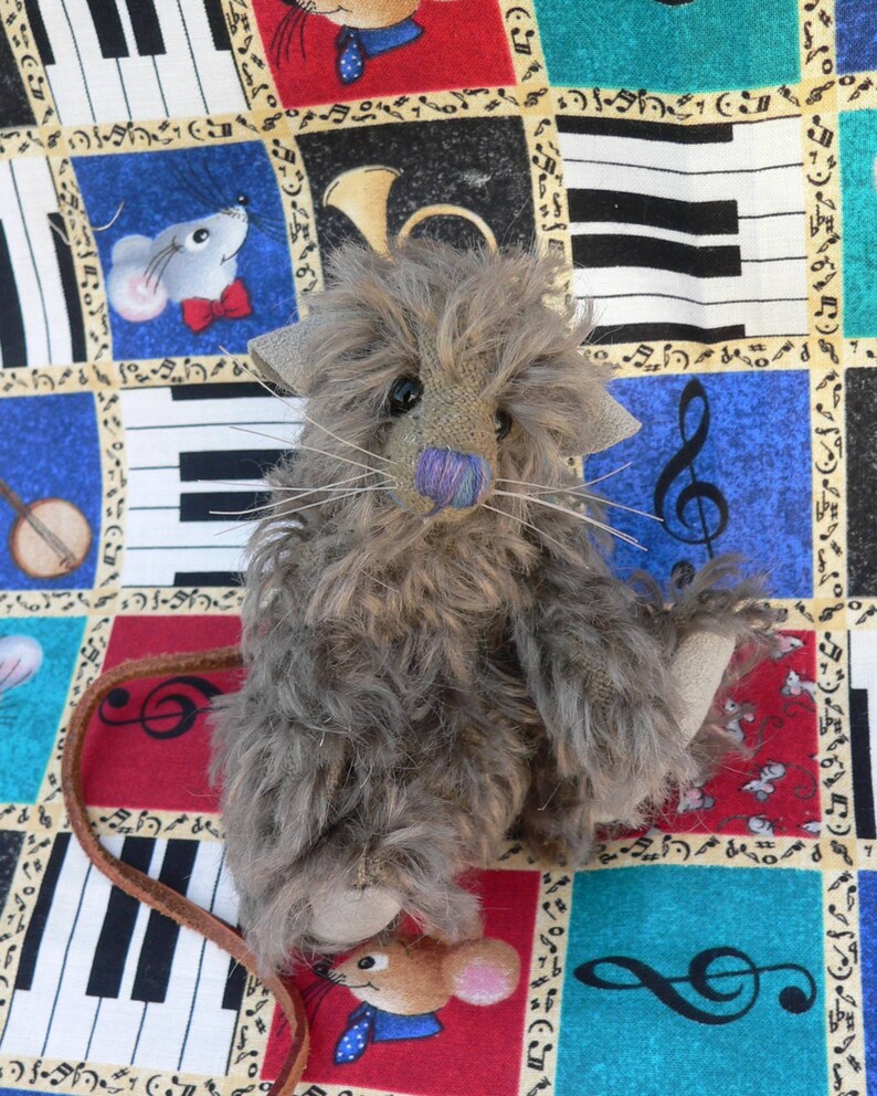 Artist Teddy Bear Mouse PDF Sewing Pattern Bamrats | Etsy