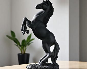 Victory Horse Resin Statue: European Style Office & Home Decor