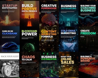 160 PLR eBooks Bundle: Digital Business & Passive Income (PDF Download)