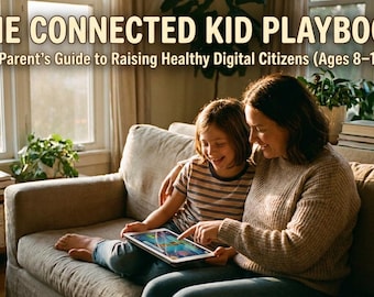 Digital Parenting Bundle | Screen Time Printables | Kids Phone Contract | Social Media Safety | Family Technology Agreement | PDF Worksheets
