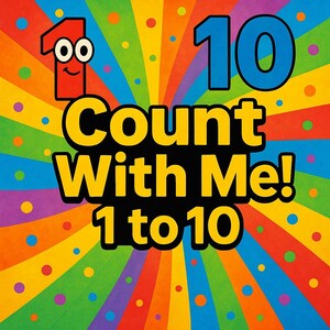 Number Book for Toddlers | 1 to 10 Counting Fun | Preschool Learning | Digital Kids Book