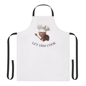 Let Him Cook Apron | Chef Apron with Funny Quote | Perfect Gift for Cooking Lovers |  Kitchen Fashion | Cooking Gifts | BBQ Accessory