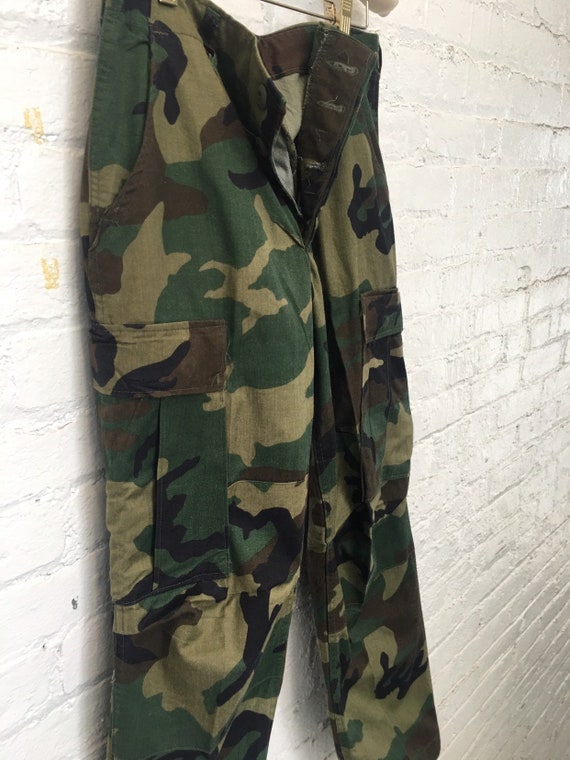 Military ACU Camo Cargo Pants XS