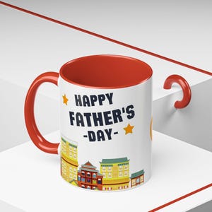 Coffee Mug for Dad - Happy Father&#39;s Day Gift - Superhero Dad Mug, Birthday Present, Gift for Him, Practical Gift, Sentimental Mug