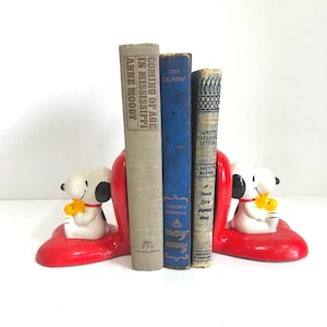 Peanuts Snoopy Bookends - Etsy