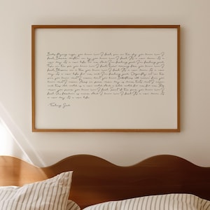 Custom Lyrics Poster, Personalized Song Print, Anniversary Gift, Wedding Gift, UNFRAMED