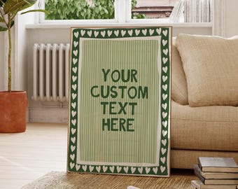Custom Quote Print, Typography Print, Personalized Print, Custom Wall Art, Custom Text Poster, Custom Quote Sign Print, DIGITAL DOWNLOAD