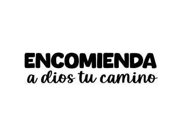 Frases religiosas Español svg / Frases biblicas svg / Dios es amor fortaleza svg / Frases cristianas svg / Encomienda a Dios svg / Dios svg