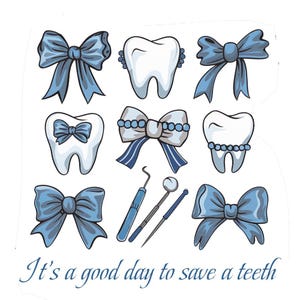 C'est une bonne journée pour sauver des dents PNG SVG, png dentaire Coquette Bow, assistant dentaire PNG, trucs assistante dentaire, vie dentaire, cadeau dentaire