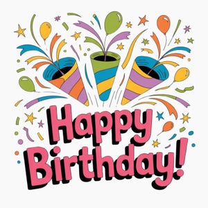 Verjaardag clipart, ballon clipart, gelukkige verjaardag, verjaardagswensen, verjaardag clipart