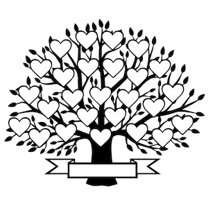 Stammbaum SVG, Stammbaum PNG, Stammbaum, Cricut, Silhouette, Andenken, Wohnkultur, druckbarer Stammbaum, DIY Stammbaum, Muttertagsgeschenk