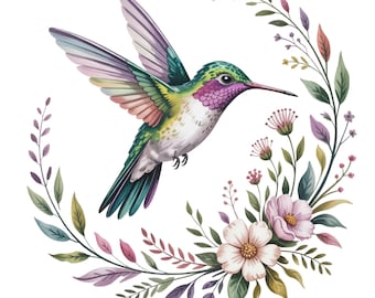 Kolibrie png, kolibrie t-shirt png, t-shirtontwerp vogelliefhebbers, kolibrieliefhebber, paardebloem shirt png, schattige kolibrie, sublimatie