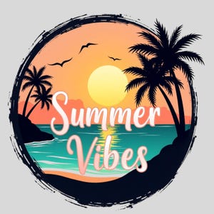 Summer Vibes Png, Retro Summer Png, Hello Summer Png, Trendy Summer Png, Beach Png, Retro Summer Sublimation Designs Download