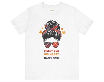 Messy Bun grand coeur Happy Soul