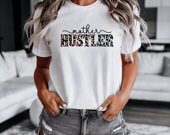 Mère Hustler | cadeau fête des mères, chemise maman, citations drôles de maman, cadeau pour maman, t-shirt patronne, t-shirt maman qui travaille | La famille d'abord