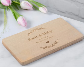 Personalized Cheese Board, Wooden Cheese Board, Personalized Cutting Board, Custom Gift For Weddings, Anniversaries,