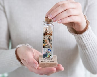 Personalized Graduation Photo Message Bottle: Keepsake Gift (10cm x 3cm)