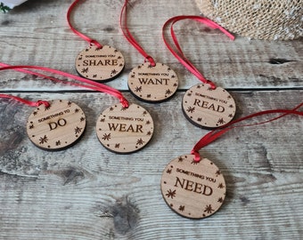 Set Of 6 Something To Christmas Gift Tags,