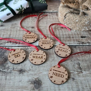 Set Of 6 Something To Christmas Gift Tags,