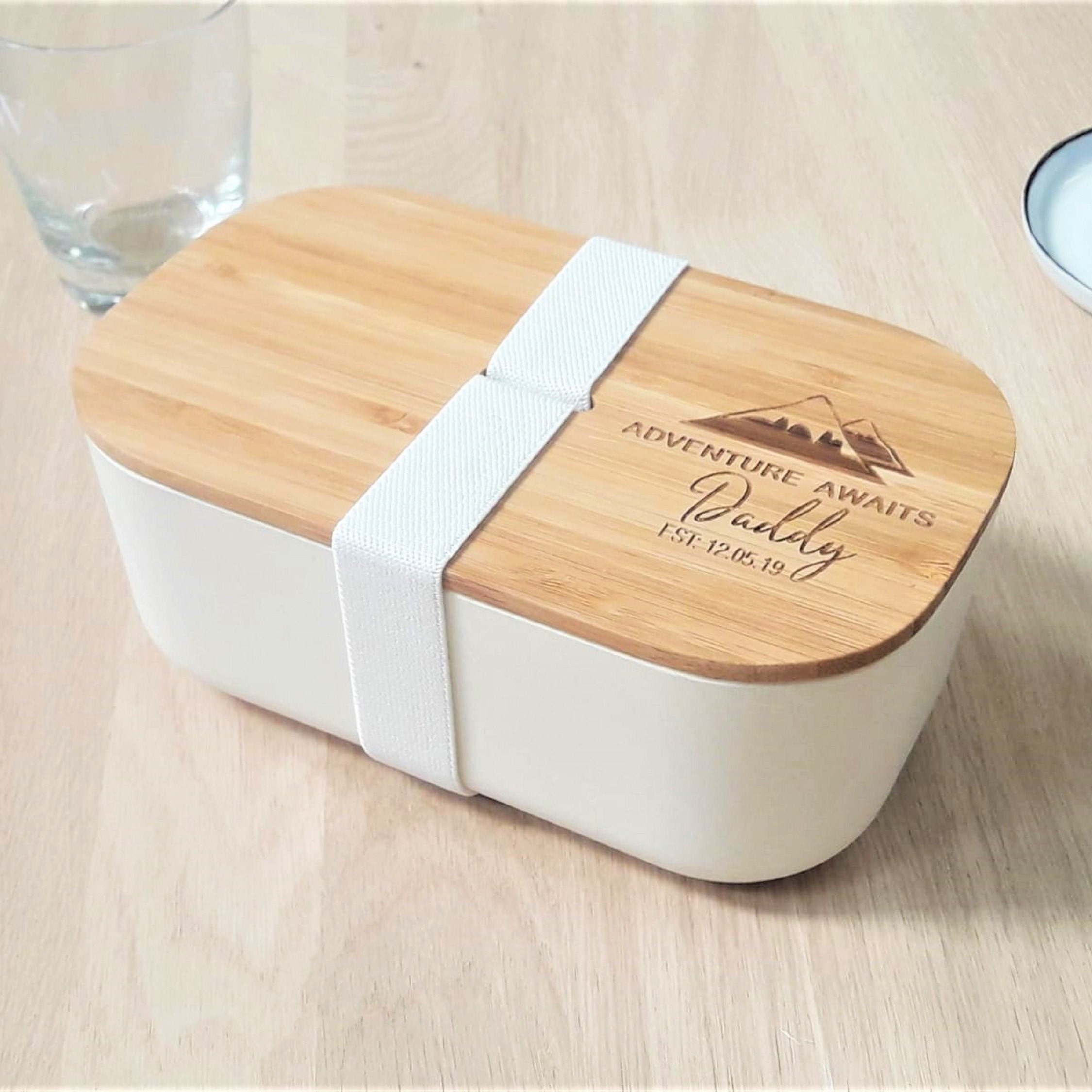 Personalised Eco Friendly Bamboo Lunch Box Bentobox Eco Etsy